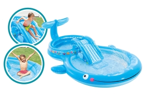 Basen Wodny plac zabaw ogrodowy zjeżdżalnia INTEX