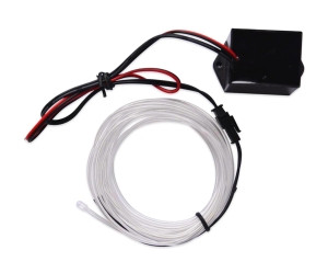 Światłowód LED El-Wire oświetlenie kabiny 2m White