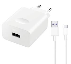 Ładowarka sieciowa HUAWEI CP404 SUPER CHARGE 22W + kabel TYP-C