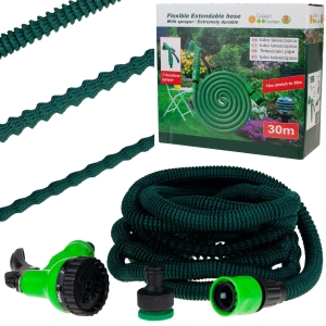 TG56040 WĄŻ rozciągliwy elastyczny Z PISTOLETEM 10m - 30M