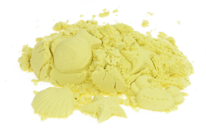 TG60132-2 PIASEK KINETYCZNY MAGICZNY 1KG PIASKOLINA KOLORY ŻÓŁTY