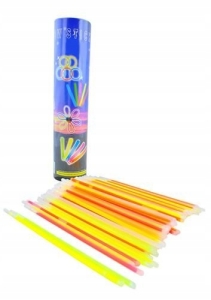 BRANSOLETKI ŚWIECĄCE ŚWIATŁO CHEMICZNE 100 sztuk !