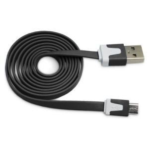 KABEL MICRO USB PŁASKI 1M ODPORNY NA USZKODZENIA !