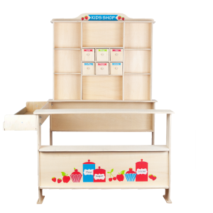 SKLEP DREWNIANY stragan duży kram do przedszkola TG53005
