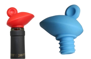 SILIKONOWY NALEWAK I KOREK DO WINA 2IN1