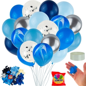 TG66237 GIRLANDA BALONOWA DUŻA ZESTAW BALONÓW NIEBIESKI