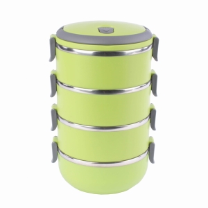 OO92 POJEMNIK ŻYWNOŚĆ MENAŻKA OBIADOWY LUNCH BOX 4 czes