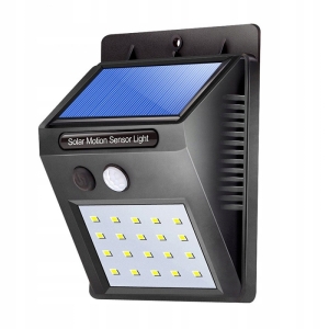 HALOGEN LAMPA SOLARNA 20 LED Z CZUJNIKIEM RUCHU