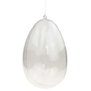 TG60440 JAJKO AKRYLOWE 16cm JAJKA PRZEŹROCZYSTE PLASTIKOWE
