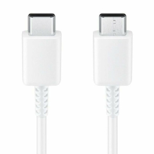 Kabel 2 x Typ-C  SAMSUNG S21 Quick Charge EP-DG977 White