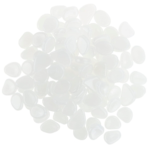 TG67713-2 KAMIENIE ŚWIECĄCE FLUORESCENCYJNE KAMYKI 100SZT białe