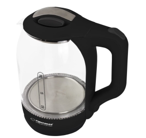 EKK025K ESPERANZA CZAJNIK ELEKTRYCZNY SZKLANY YUKON 1.7 L CZARNY
