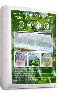TG67717 SIATKA OCHRONNA PRZECIW OWADOM NA GRZĄDKĘ 3X6M 80mesh