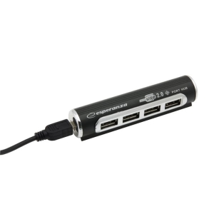 ES266 USB 2.0 HUB 4 PORTY ALUMINIUM EA115