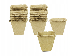 TG60480 DONICZKI TORFOWE NA ROZSADY SADZONKI 8x8cm 18szt