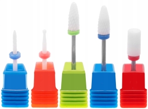 Zestaw Frezów Ceramicznych 5szt do Hybrydy Żelu