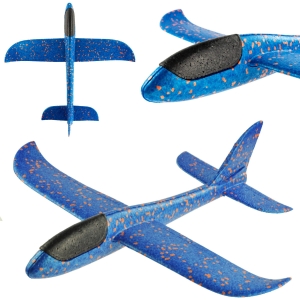 9137 Samolot Styropianowy Szybowiec Rzutka Styropianu NIEBIESKI