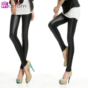 AP16 Legginsy LATEX getry leginsy spodnie SKÓRA
