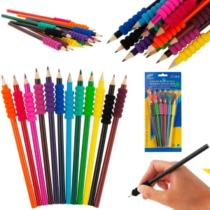 701801 ZESTAW KREDEK Z UCHWYTEM PIANKOWYM 12SZT