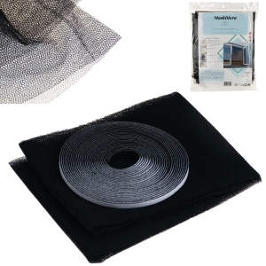 ZZ82 MOSKITIERA SIATKA NA OKNO OWADY 150x150 + RZEP