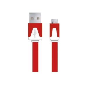 EB182R ESPERANZA KABEL MICRO USB 2.0 A-B M/M 1.8M PŁASKI CZERWONY