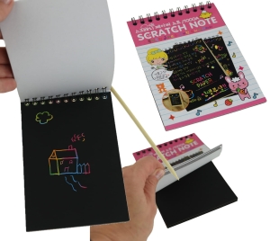 TG67341 ZDRAPYWANKA WYDRAPYWANKA TĘCZOWA A6 10 arkuszy