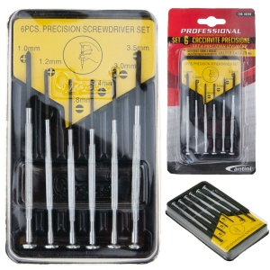 EE8 ŚRUBOKRĘTY ZEGARMISTRZOWSKIE Wkrętaki precyzyjne ZESTAW