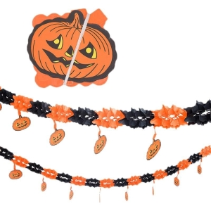 HL20 GIRLANDA na HALLOWEEN PAPIEROWA DYNIE BANER 3M