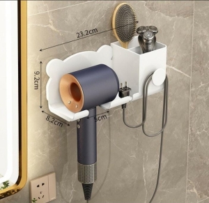 DA233A UCHWYT ŚCIENNY NA SUSZARKĘ DO WŁOSÓW BIAŁY