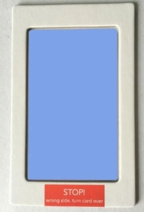 DA83A NIEBRUDZĄCY ODCISK RĄCZKI STÓPKI 10x15,3 CM BLUE