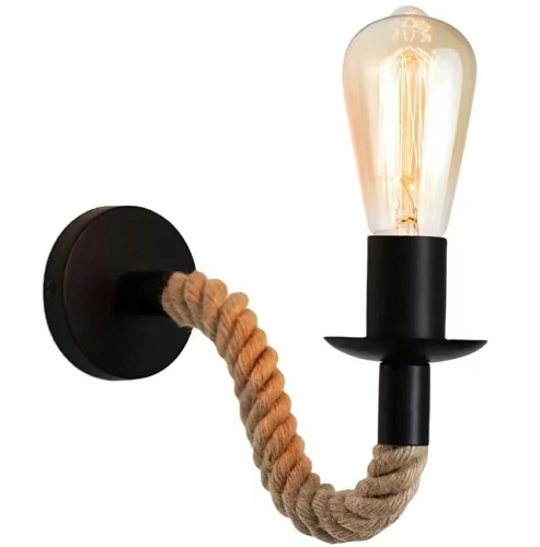 ZD151 KINKIET LAMPA ŚCIENNA LOFT SZNUR