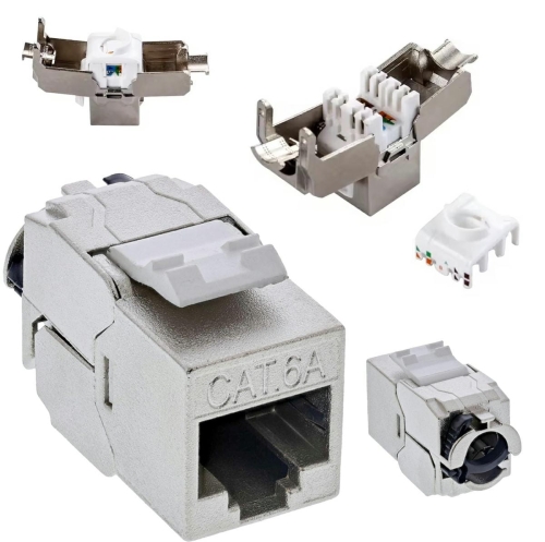 RJ10 GNIAZDO RJ45 STP KAT.6A BEZNARZĘDZIOWE