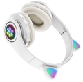 ZS7E SŁUCHAWKI BT 5.0 LED BIAŁE USZY