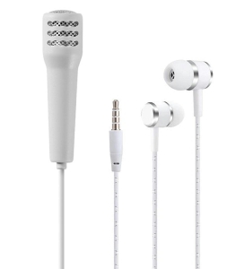 AG100C MINI MIKROFON DO TELEFONU SILVER