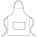 AG930A FARTUCH KUCHENNY BIAŁY