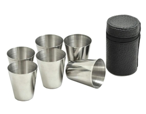 AG171B KIELISZKI TURYSTYCZNE 6szt. STAL