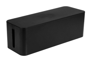 AG381A ORGANIZER NA KABLE LISTWY CZARNY