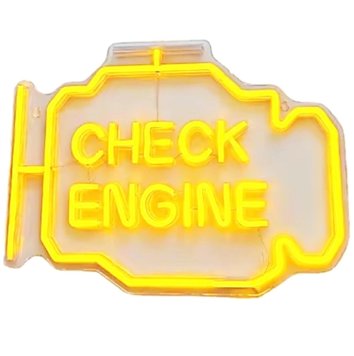 ZD135 CHECK ENGINE NEON LED 30x22