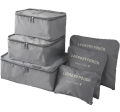 BQ28G ORGANIZER PODRÓŻNY 6 SZT GREY