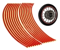 AG555B NAKLEJKI ODBLASKOWE NA KOŁA RED
