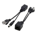 RJ12 ZESTAW ADAPTERÓW POE RJ45 i 2.1/5.5
