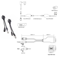 RJ12 ZESTAW ADAPTERÓW POE RJ45 i 2.1/5.5
