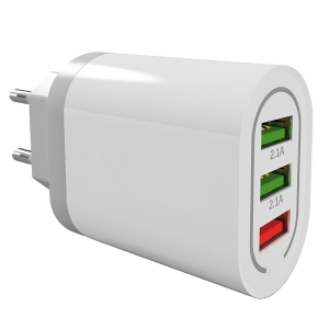 PLP37F ŁADOWARKA SIEC. USB QUICK 18W BIA