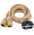 ZD151A OPRAWA SUFITOWA 2x1M E27 SZNUR JUTOWY