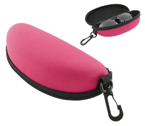 AG177I TWARDE ETUI NA OKULARY RÓŻOWE