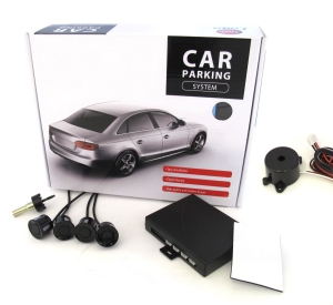 Czujniki cofania PARKOWANIA 4 sensory buzzer złącza SERWISOWE