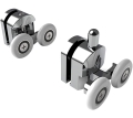 AG527F ROLKI DO KABINY PRYSZNICOWEJ 8 SZT 25MM