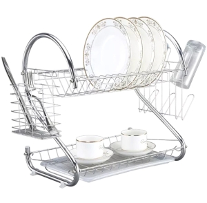 AG373 SUSZARKA DO NACZYŃ 2 POZIOMY STAL