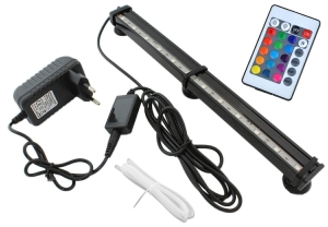 ZD87 ŚWIETLÓWKA LED RGB AKWARIUM 28CM