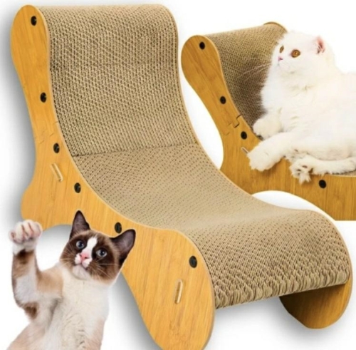 ZW38 TEKTUROWY DRAPAK LEŻAK DLA KOTA